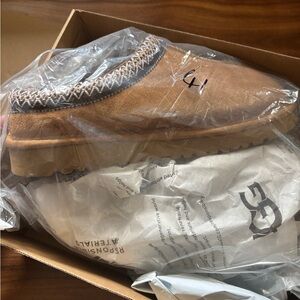 UGG Tan slip on Boots